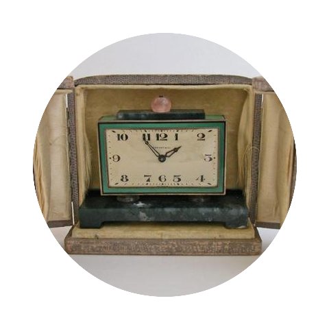 Tiffany art deco clock VINTAGE ORIGINAL...