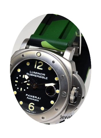 Panerai Submersible Titanium Mens Dive W...