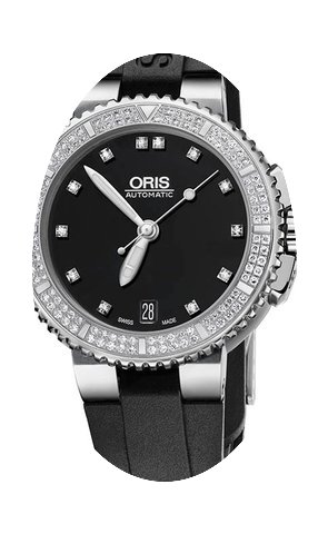 Oris Aquis Date Diamonds Ladies Watch...