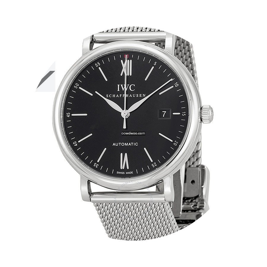 IWC Portofino Automatic Black Dial - Iw3...