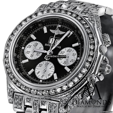 Breitling Mens Breitling Watch A44355 Bl...