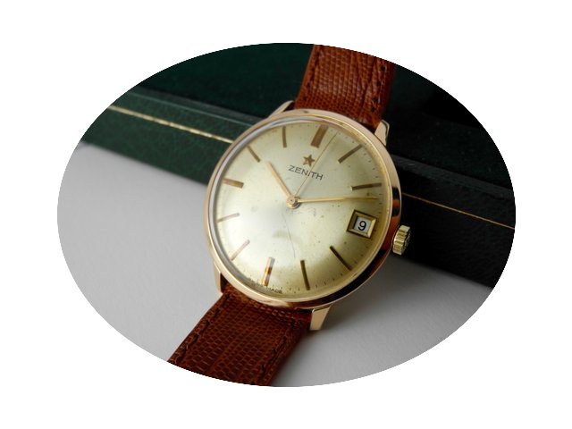 Zenith Stellina Vintage 18k pink gold or...