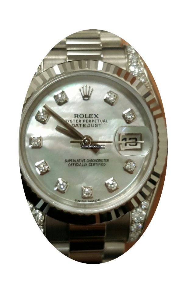 Rolex 179239 Lady-Datejust 26 White Moth...