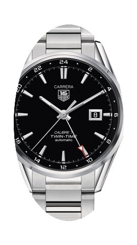 TAG Heuer Carrera Twin Time 41mm Mens Wa...