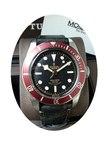 Tudor Heritage Black Bay Leather Strap V...