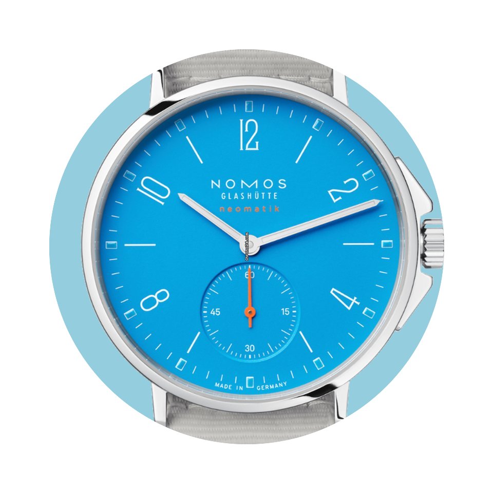 Nomos Glashütte Ahoi neomatik signalbla...