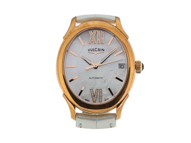 Vulcain First Lady Pink Gold MoP Diamond...