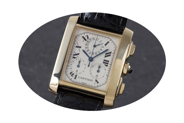 Cartier 18k (0,750) Gold Tank Francaise ...