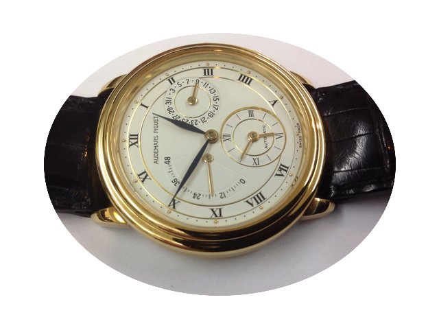 Audemars Piguet Dual Time yellow gold re...