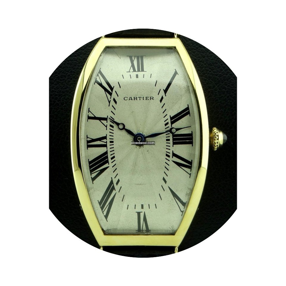 Cartier | Rare Vintage Large Tonneau, 18...