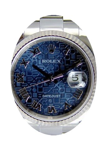 Rolex Datejust 36 116234-BLJRFO Blue Jub...