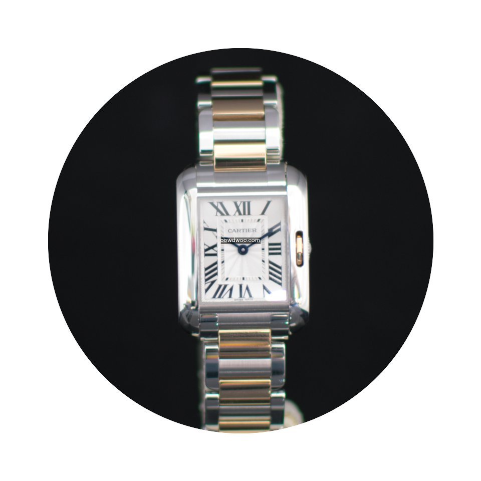 Cartier Tank Anglaise Steel & Rose Gold ...