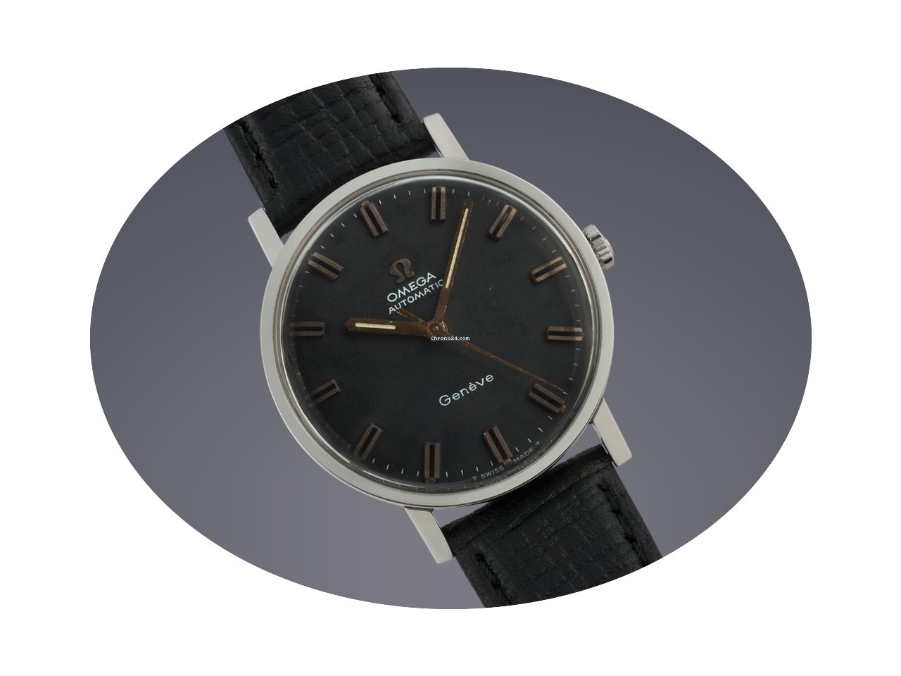 Omega Geneve steel automatic watch...