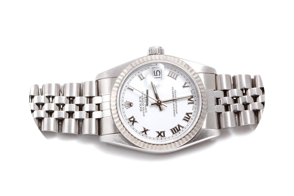 Rolex midsize 68274 Datejust White Roman...