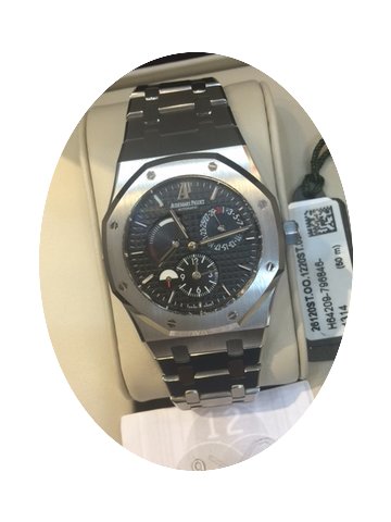 Audemars Piguet Dual Time Black Dial 39m...