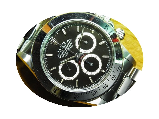 Rolex Daytona 16520 Inverted 6 Black Dia...