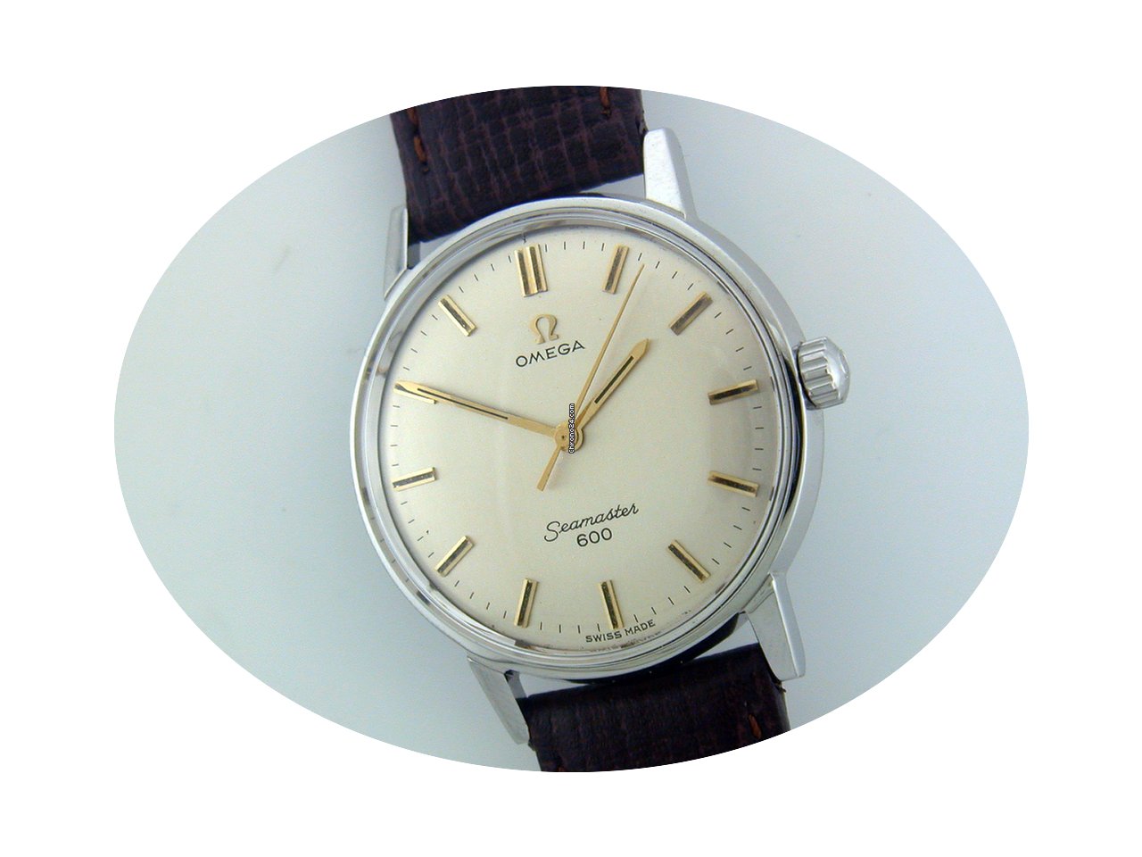 Omega Seamaster 600 stainless steel manu...