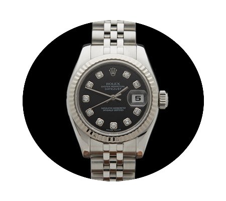 Rolex Datejust Lady 26 Diamond Dial Stai...