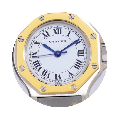 Cartier Santos Octagon Automatique Stahl...