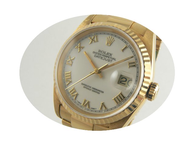 Rolex Datejust Gold unpolished - Mint -...