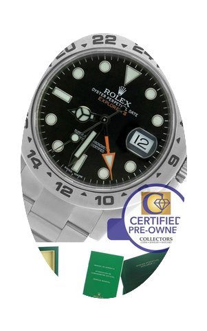 Rolex Explorer II 42mm 216570 Black Oran...