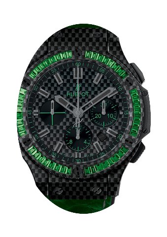 Hublot Big Bang All Carbon Bezel Baguett...