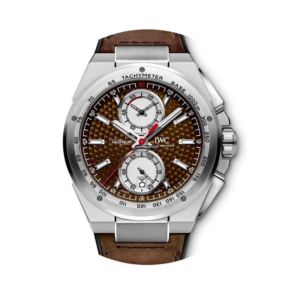 IWC Ingenieur Chronograph Silberfeil 45m...