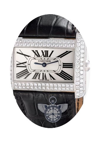 Cartier Tank Divan White Gold Diamond...