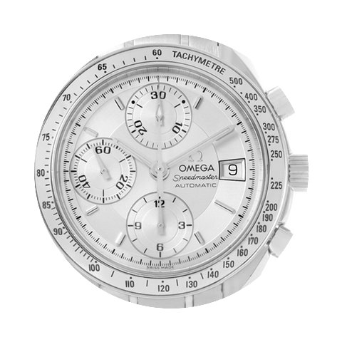 Omega Speedmaster Automatic Date Silver ...