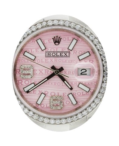 Rolex Datejust 36 116244-PNKWDO Pink Wav...