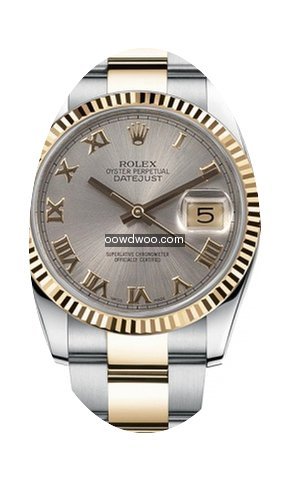 Rolex Datejust 36mm Steel and Yellow Gol...