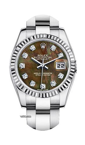 Rolex Women's New Style Steel Datejust O...