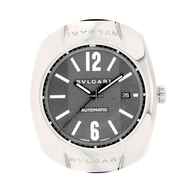 Bulgari Ergon In White Gold And Leather,...