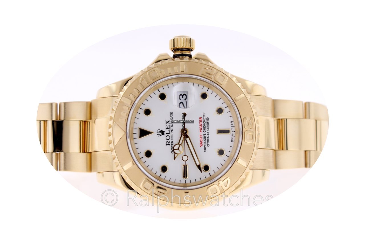 Rolex Yacht Master Solid 18K Gold Ref 16...