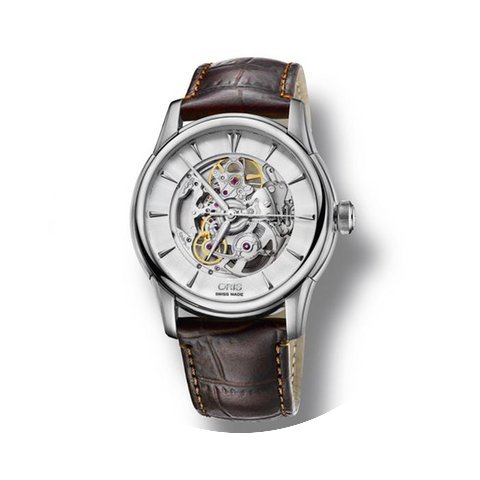 Oris Herrenuhr Automatik Atelier braun S...