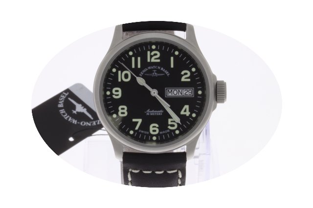 Zeno-Watch Basel Basic Pilot Day-Date Au...