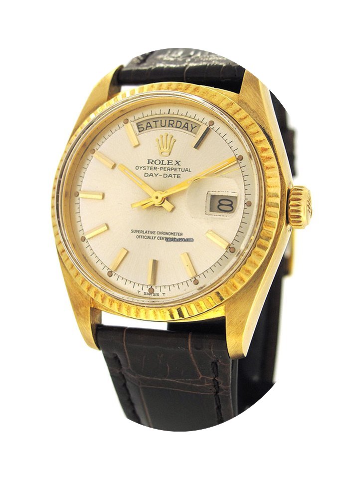 Rolex Oyster Perpetual 18K Gold Day-Date...