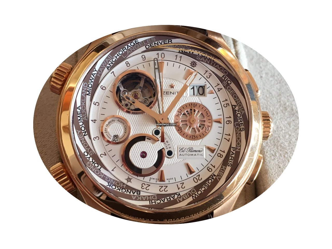 Zenith ElPrimero Class Traveler Multicit...