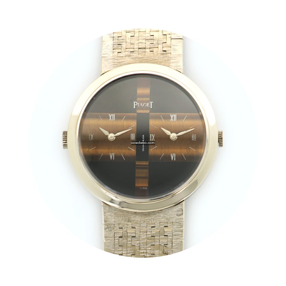 Piaget Dual Time White Gold Bracelet Wat...