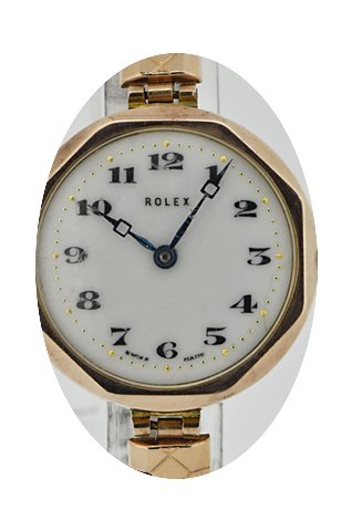 Rolex Vintage 9ct. Rotgold...