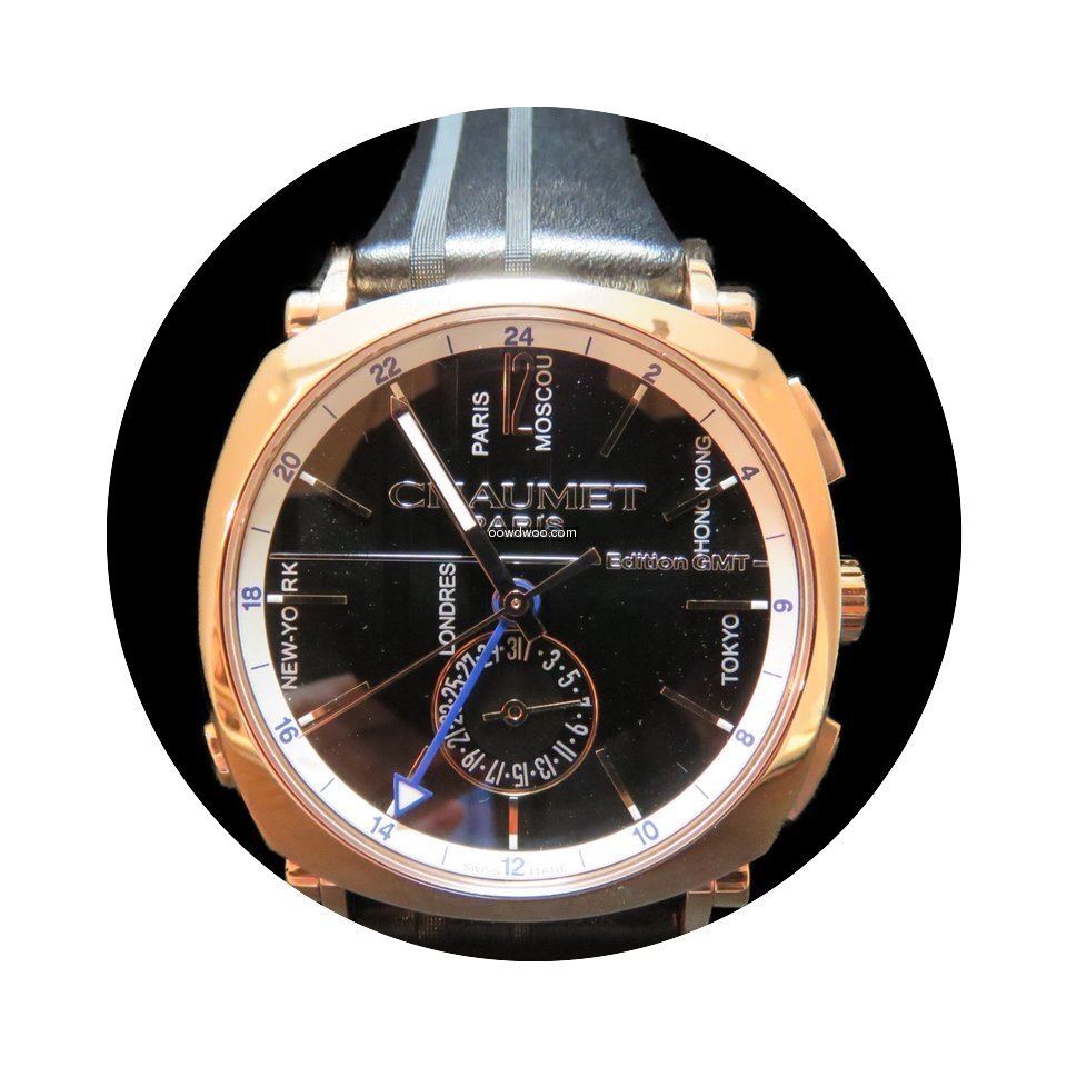 Chaumet Dandy Gmt XL Or rose 18k Automat...