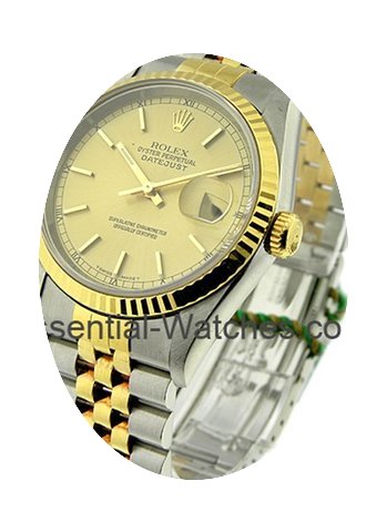 Rolex Used Mens 2 Tone Datejust with Jub...