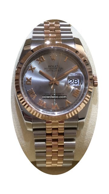 Rolex Datejust Rose Gold)...