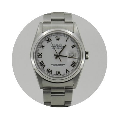 Rolex DATE JUST STEEL WHiTE DiAL 36mm...