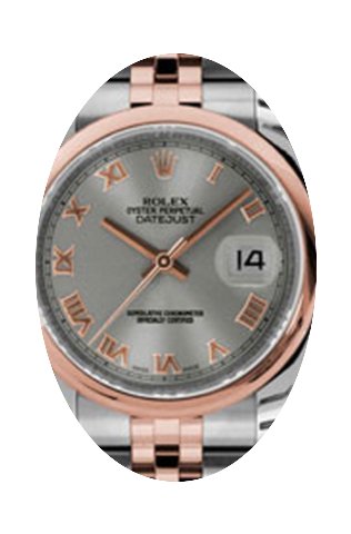 Rolex Datejust 36 116201-SRJ Steel Roman...