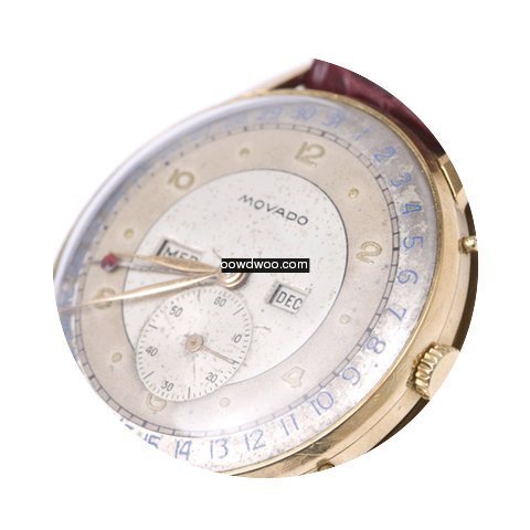 Movado vintage triple date...