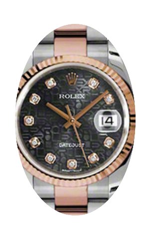 Rolex Datejust 36 116231-BKJDFO Black Ju...