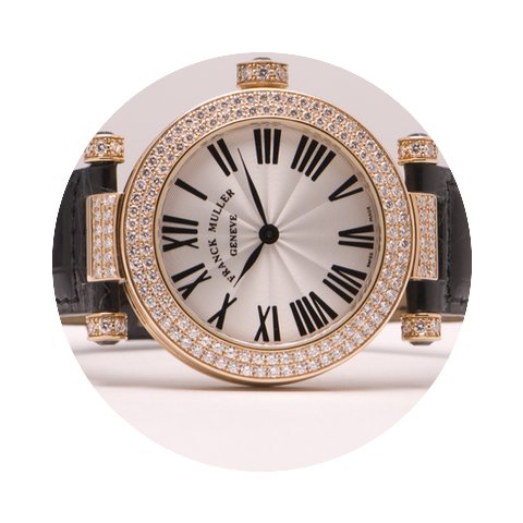 Franck Muller Ronde Rose Gold Diamonds...