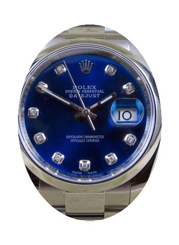 Rolex Datejust 116200 Blue Diamond Dial ...