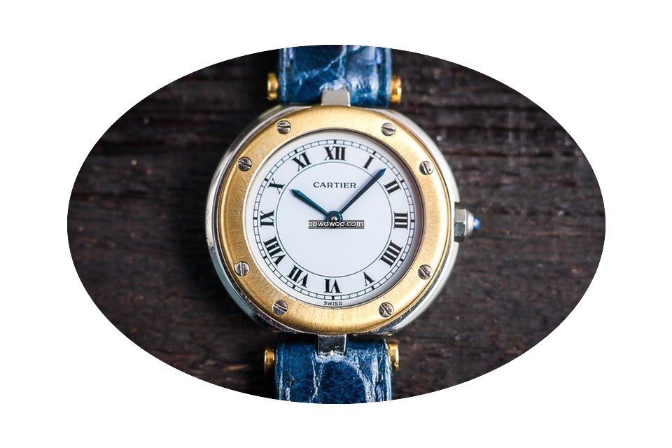 Cartier Ladies' Santos Quartz Steel/14k ...